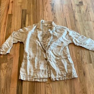 Rachel Zoe linen blazer